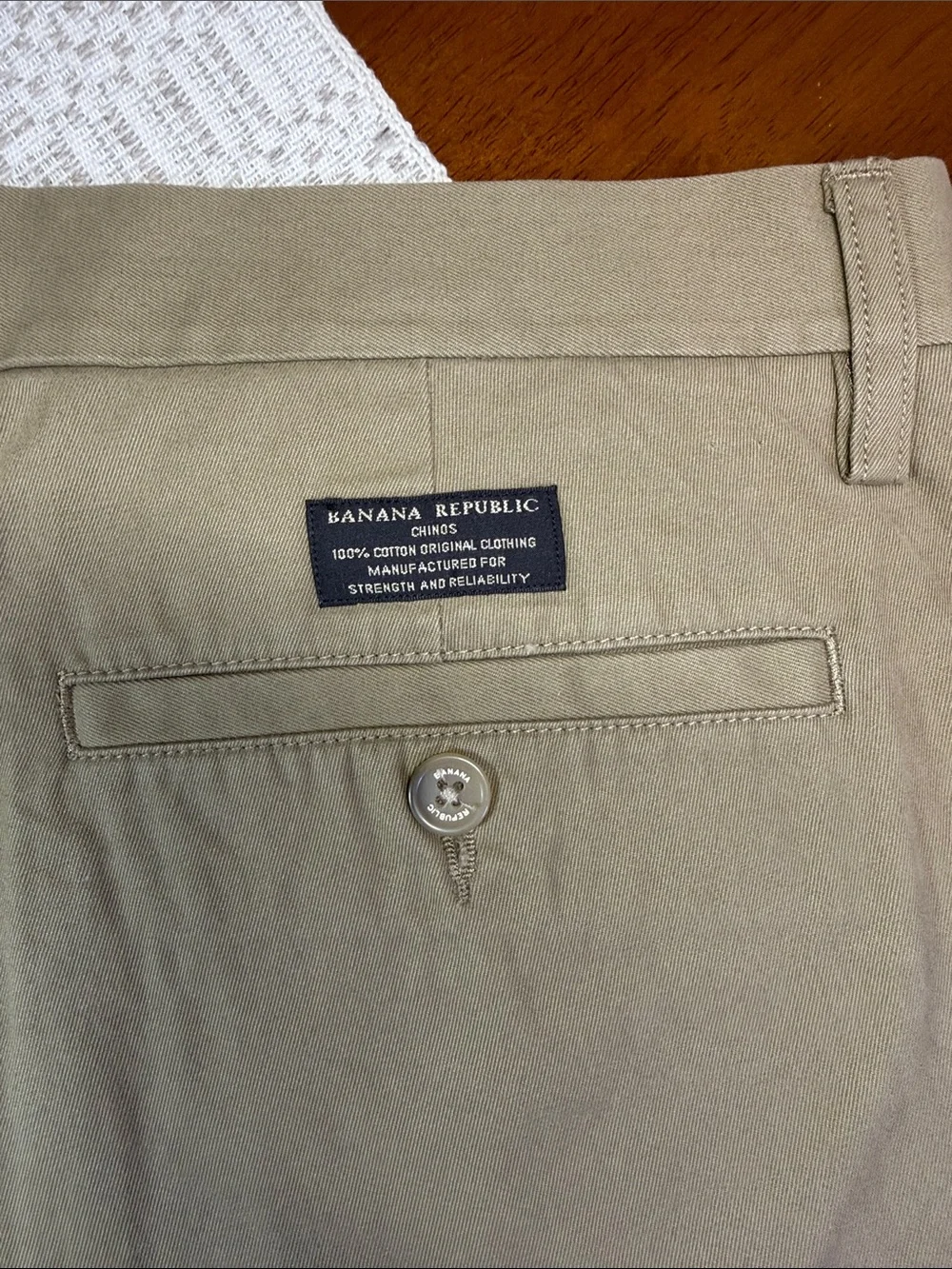 Men's Khaki Casual Chinos